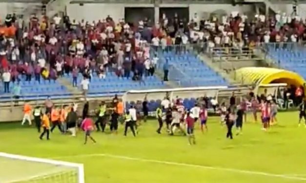 Por invasión de terreno, suspende partido entre Unión Magdalena y Bucaramanga