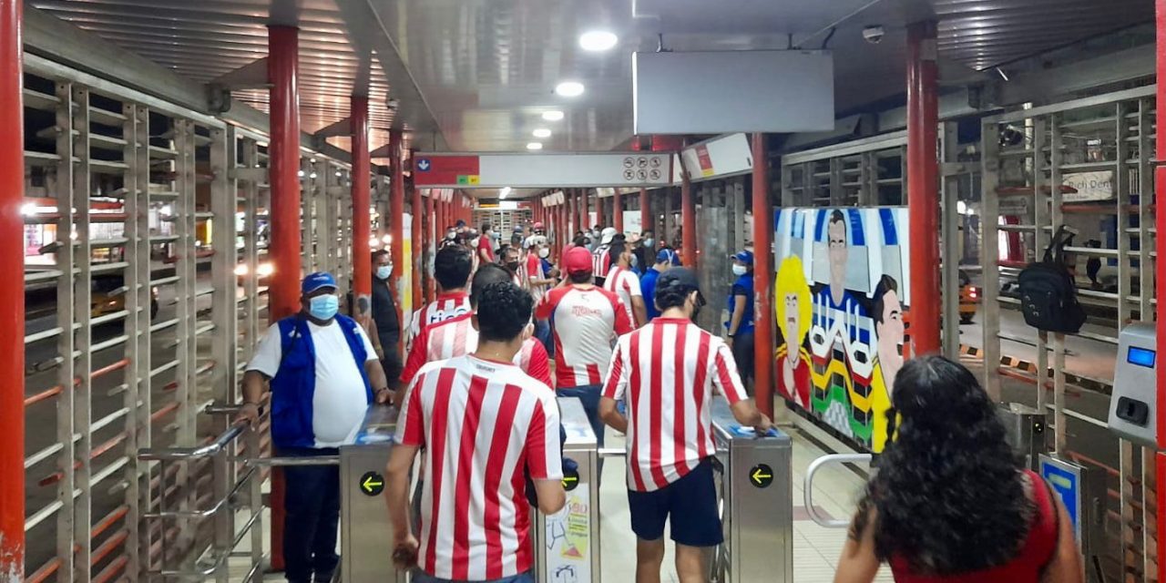 Transmetro habilitará plataforma frente al ‘Metro’ para partido de Junior