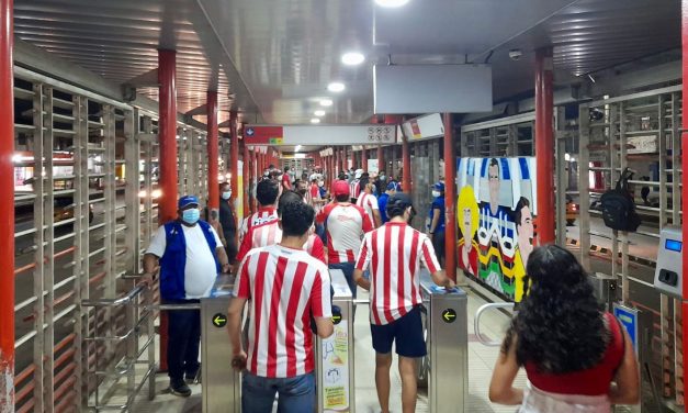 Transmetro dispondrá servicios adicionales al finalizar partido entre Junior y América