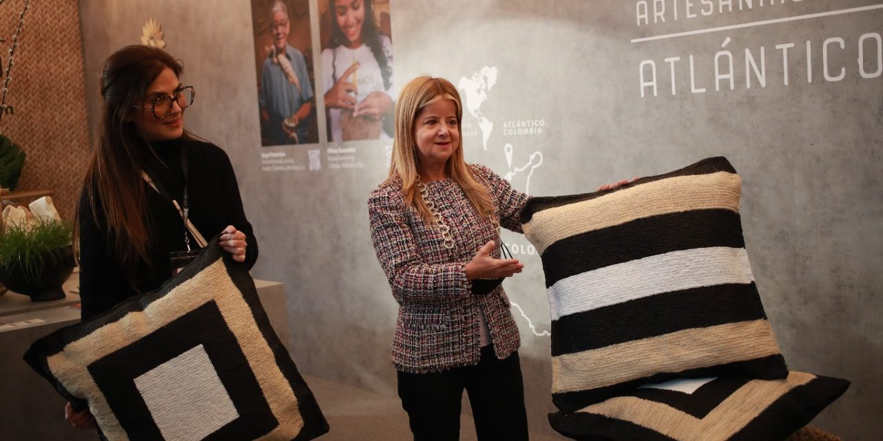 Gobernadora abre exhibición de artesanos del Atlántico en la feria internacional Maison & Objet 2022