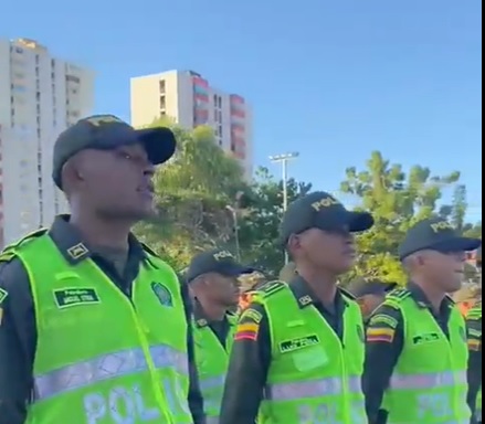 500 policías recién graduados cuidarán a Barranquilla en Navidad