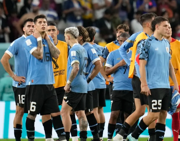 Uruguay sufre: jugó su mejor partido, ganó pero quedó eliminado del Mundial