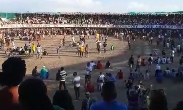 12 corneados en las corralejas de Ponedera