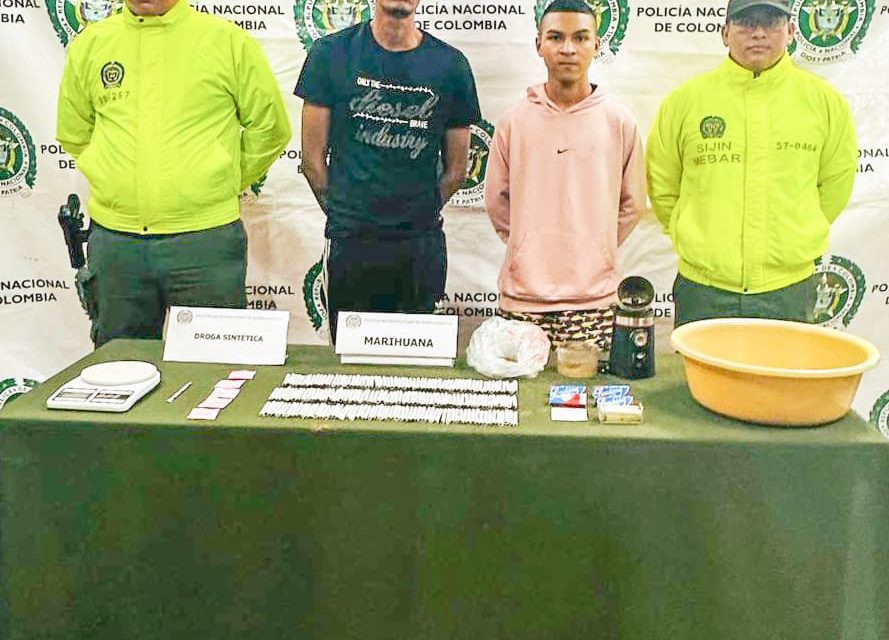 Capturados dos expendedores de drogas en Alameda del Río