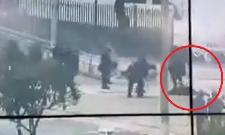 Uniformado herido durante disturbios en U. Nacional, con graves heridas