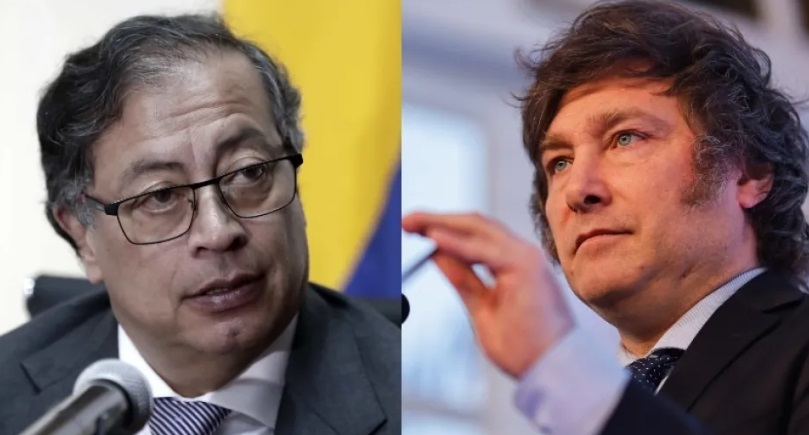 Javier Milei, nuevo contendor de Petro en redes sociales