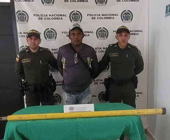 capturado por reconexión ilegal del matadero del municipal de Suan