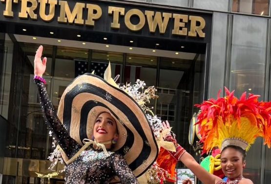 El tumbao del Carnaval de Barranquilla hizo vibrar el desfile de la Hispanidad en Nueva York