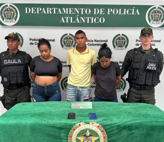 Desarticulada red de extorsión en Sabanalarga