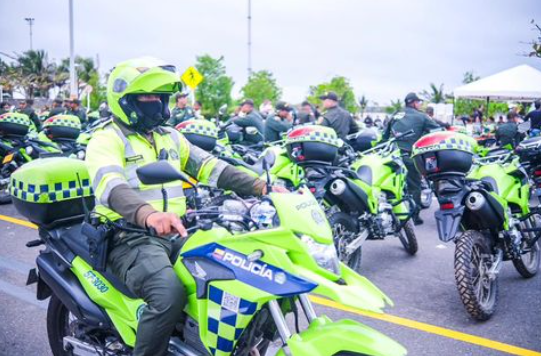 Mebar recibe robusta dotación producto de la tasa de seguridad y convivencia que recauda la Gobernación del Atlántico