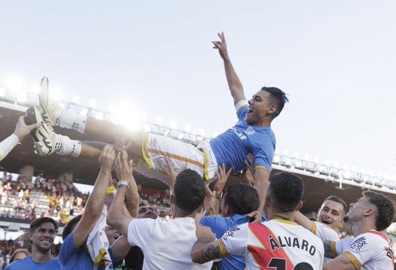 «Siempre estaré agradecido con ustedes»: Falcao se despide del Rayo Vallecano