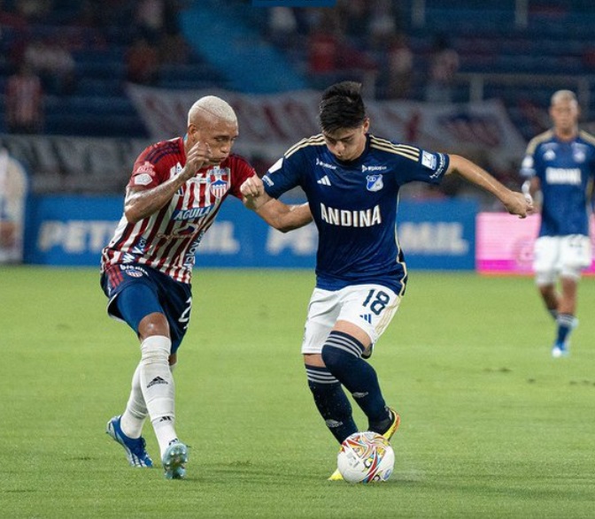 Junior ganó 2-1 ante Millonarios en el inicio de cuadrangulares