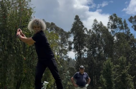 El ‘Pibe’ juega golf tras unirse al PGA Tour Américas