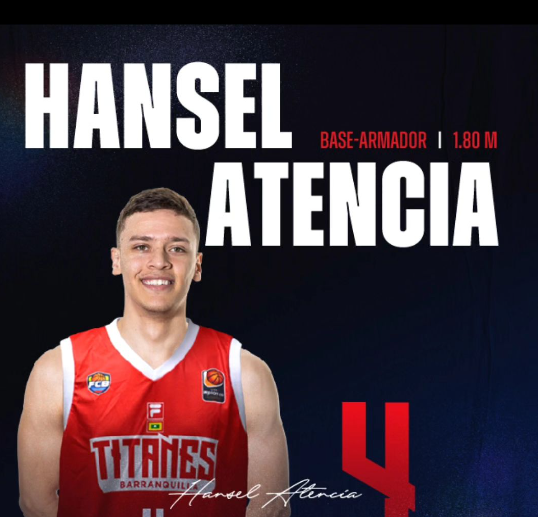 Hansel Atencia, base de la Selección Colombia, se une a Titanes