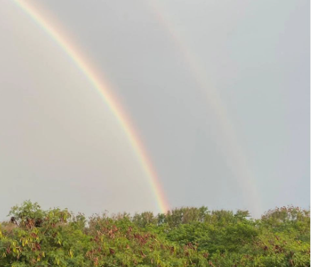 El bello arcoiris que adornó el cielo barranquillero