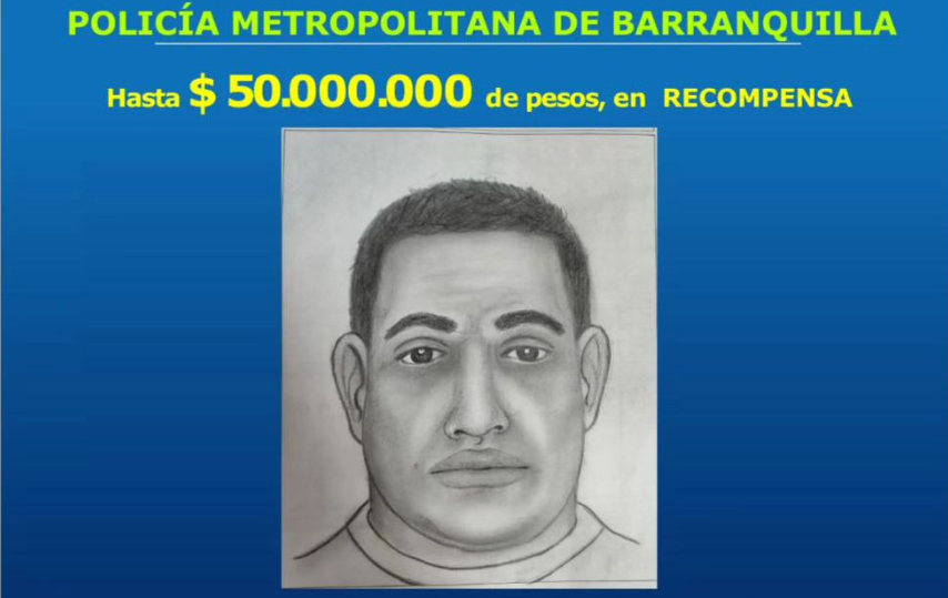 La Policía divulga retrato hablado de sicario implicado en asesinato de agente de la Dijin
