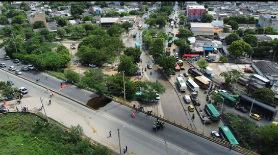 Estos son los desvíos tras desplome del puente de la Calle 30