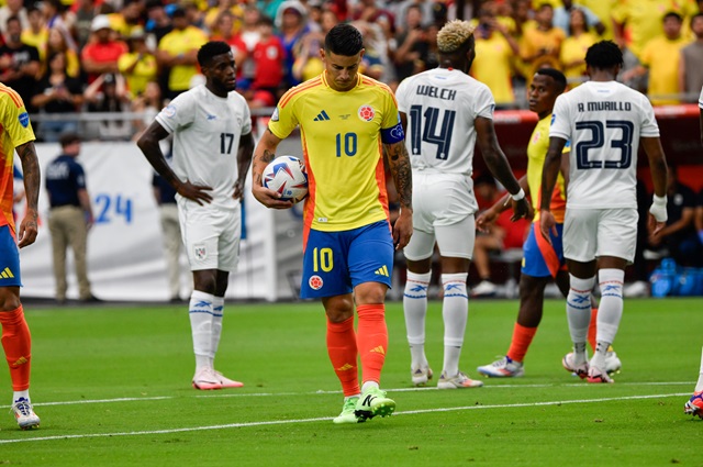 Otra delirante actuación de James Rodríguez