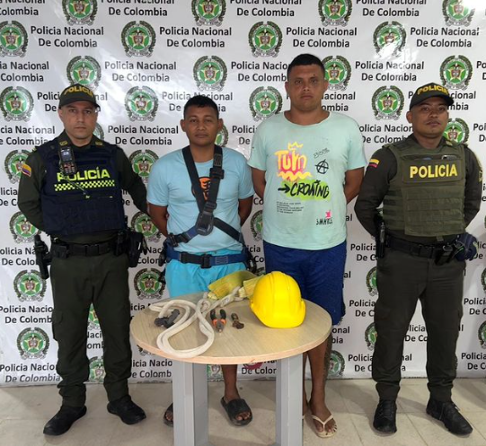 Tres capturas por manipulación de redes eléctricas en Puerto Colombia y Barranquilla