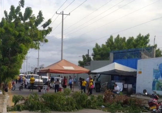Continúan protestas contra Air-e en Maicao