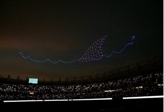 Una Sinfonía de Luces en el Cielo: Espectáculos de Drones en el Metro