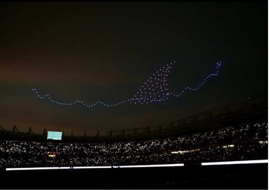 Una Sinfonía de Luces en el Cielo: Espectáculos de Drones en el Metro