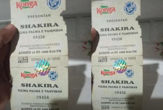 Boletas para ver a Shakira : de 20 tapas de gaseosa a $11 millones