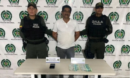 Policía Captura extorsionista cuando cobraba $2 millones