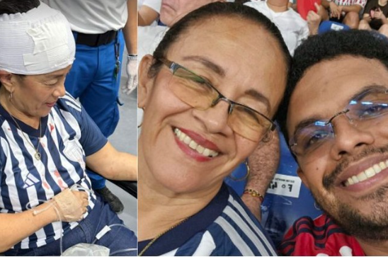 Madre de aficionado herida en el Metropolitano por impacto de lata de cerveza