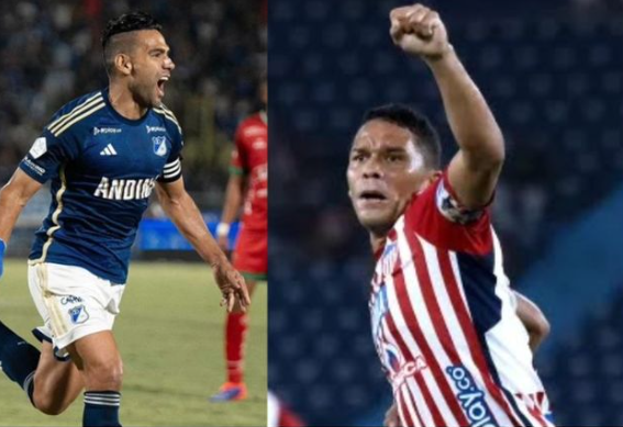 Duelo de leyendas: Falcao y Bacca se enfrentan en el Metropolitano