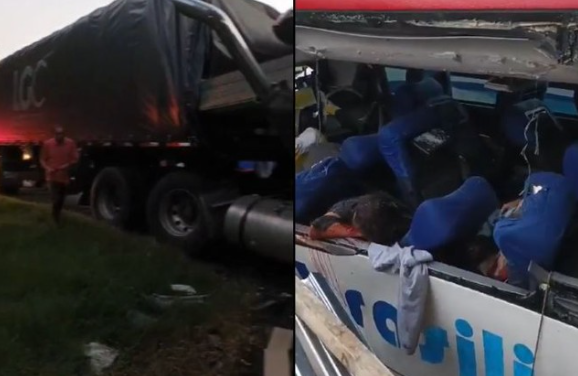 Tragedia en Magdalena: Choque entre bus y tractomula deja 3 muertos en la vía Fundación-Sevilla