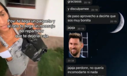 Repartidor intenta conquistar a joven y su respuesta lo deja sin palabras