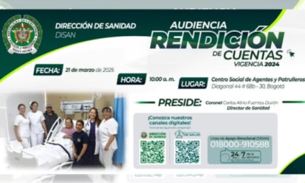 Dirección de Sanidad de la Policía Nacional hará su rendición de cuentas el 21 de marzo