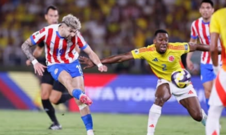 Colombia deja escapar la victoria ante Paraguay y sigue en crisis en Eliminatorias