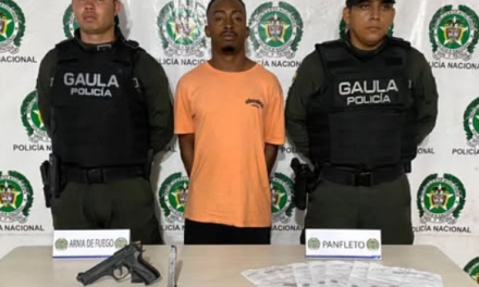 Capturan en flagrancia a miembro de “Los Costeños” en Barranquilla por tráfico de armas y homicidios
