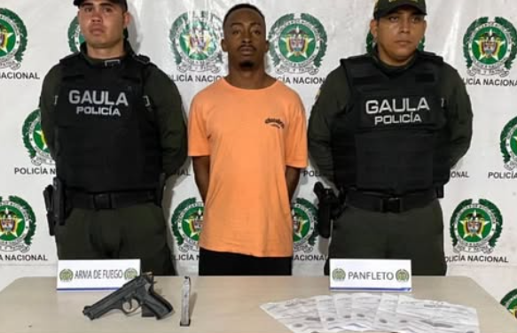 Capturan en flagrancia a miembro de “Los Costeños” en Barranquilla por tráfico de armas y homicidios
