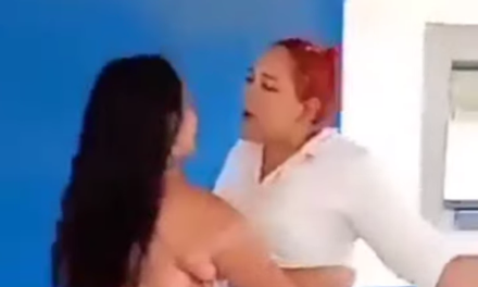 Mujeres se van a los golpes en La Tramacua