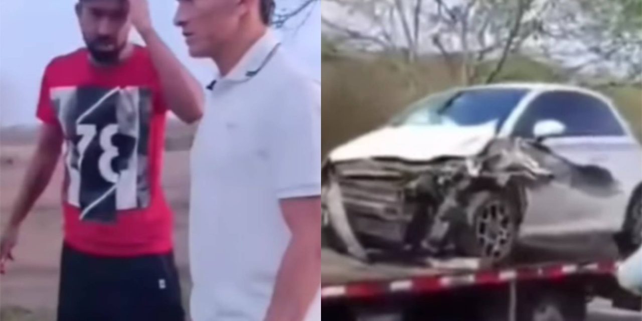 Marrugo y Mosquera, del Real Cartagena, salen ilesos de grave accidente vial