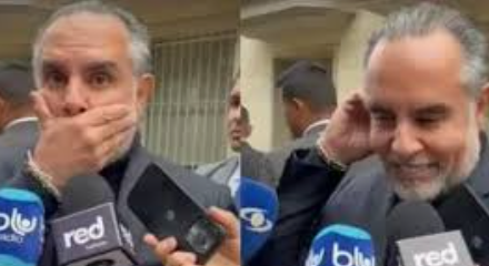 Benedetti guarda silencio cuando le preguntan por Laura Sarabia