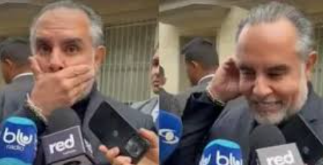 Benedetti guarda silencio cuando le preguntan por Laura Sarabia