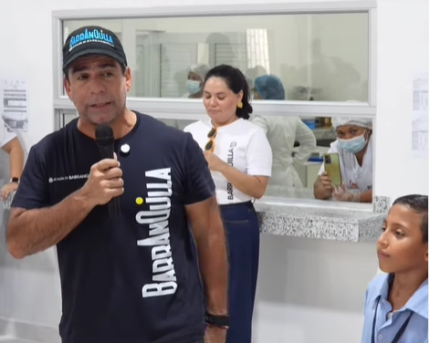 Alcalde Alejandro Char entrega cocina y comedor escolar en la IED Ciudadela Estudiantil