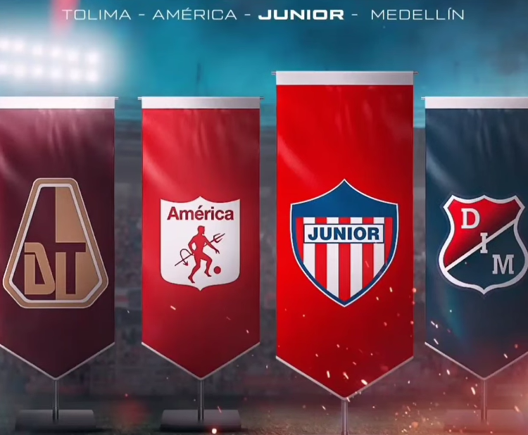 Junior comparte grupo con América, Tolima y Medellín en los cuadrangulares