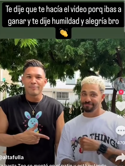 Teófilo Gutiérrez celebró con Barranquilla el triunfo de Altafulla en La Casa de los Famosos