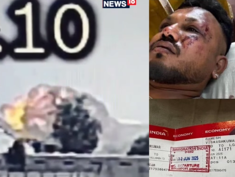 Sobrevive al horror: el único pasajero que escapó con vida del accidente aéreo en India