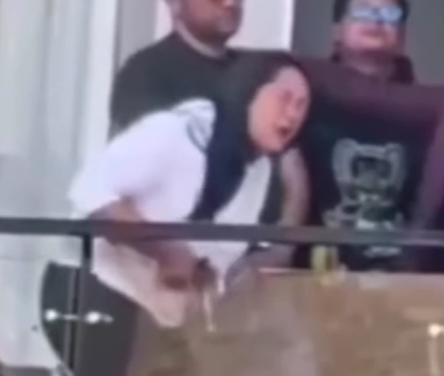 “Me veo divina”: mujer desata pánico al disparar desde un balcón en Bogotá