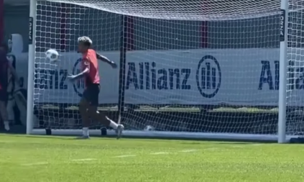 Luis Díaz sorprende como arquero en entrenamiento del Bayern Múnich
