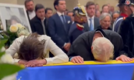 Lágrimas y dolor en el último adiós a Miguel Uribe Turbay en el Capitolio