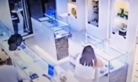 Así fue el robo en joyería en Le Meridiem