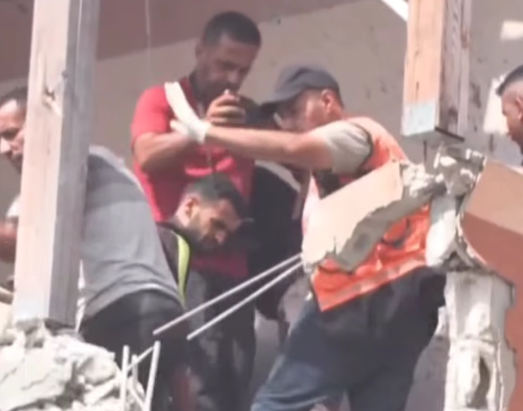 Transmisión en vivo captó segundo ataque contra el Hospital Nasser
