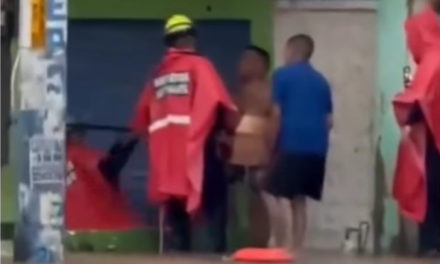 El aguacero no lo dejó descansar en paz